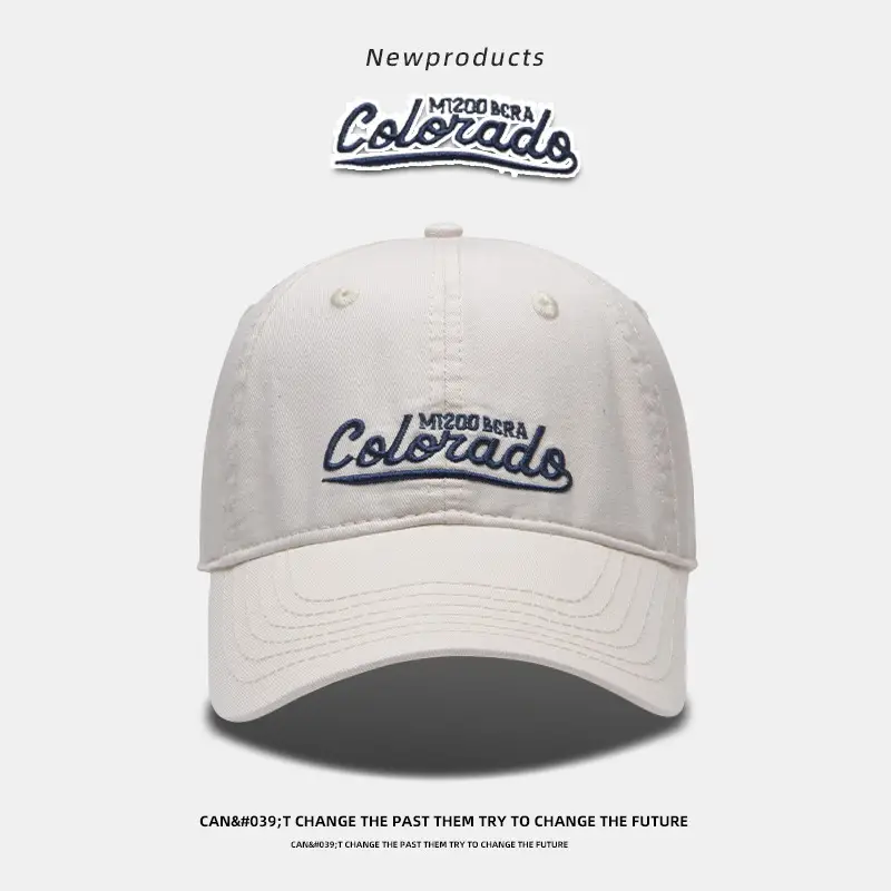 Women 2026 Baseball Cap White Large Bristle Sun Hat - Image 3