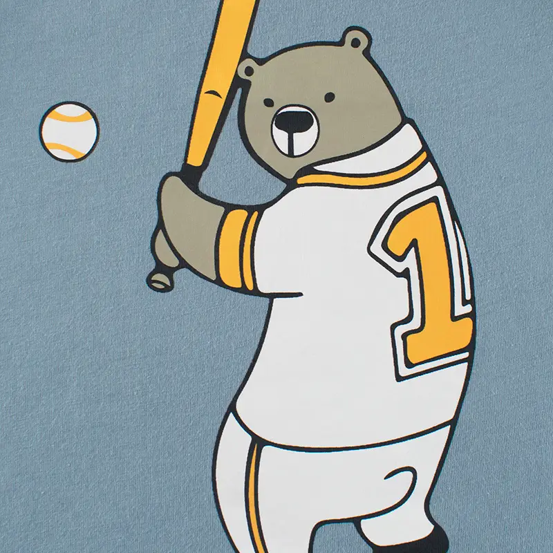 27Kids Bear Baseball Vest White Yellow 2025 Summer - Image 4