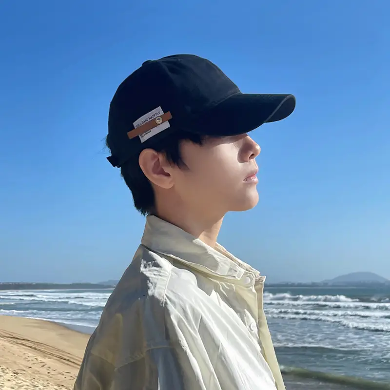 Men's Big Head Baseball Cap 65cm Black - Image 24