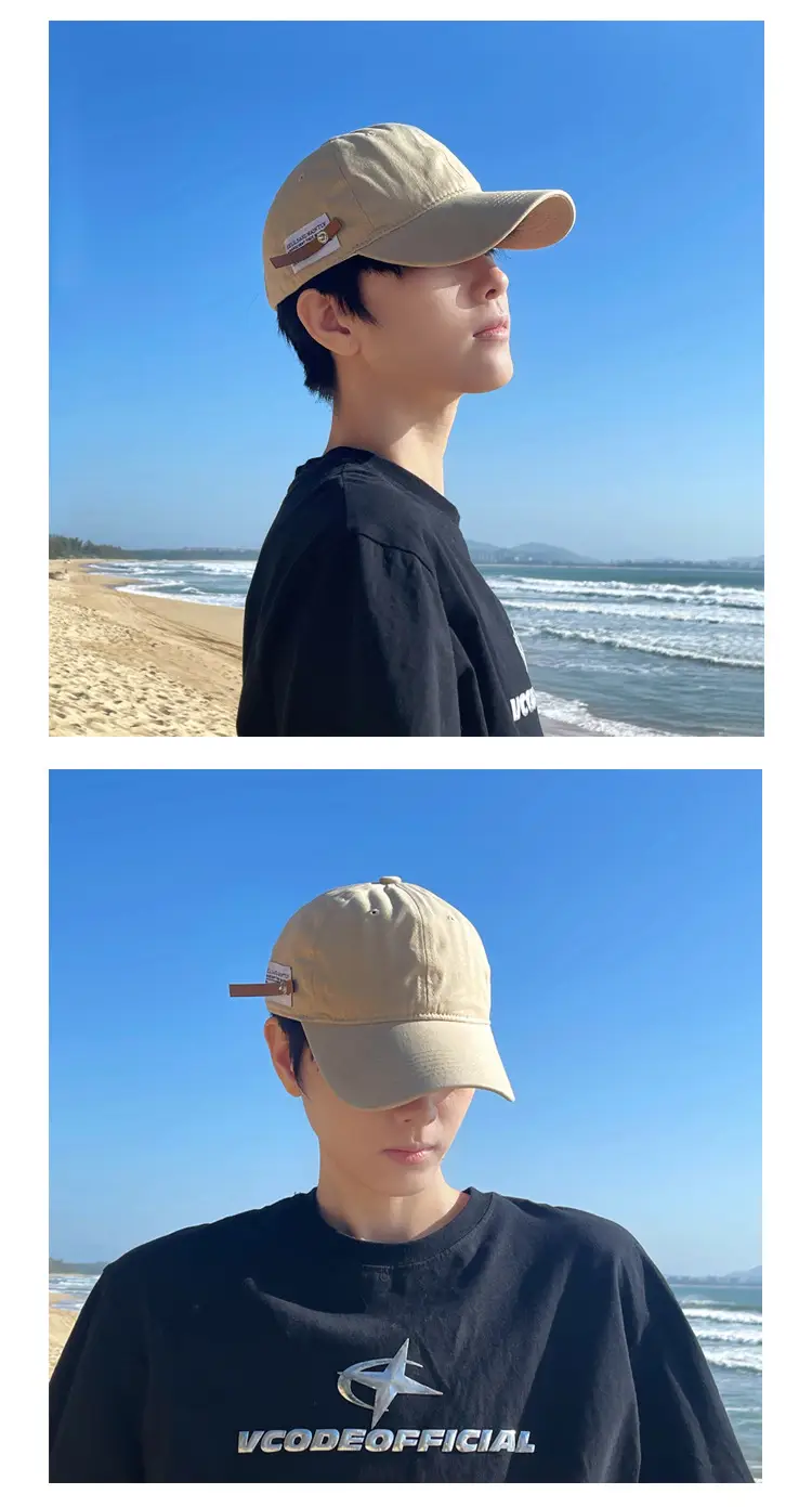 Men's Big Head Baseball Cap 65cm Black — feature 9