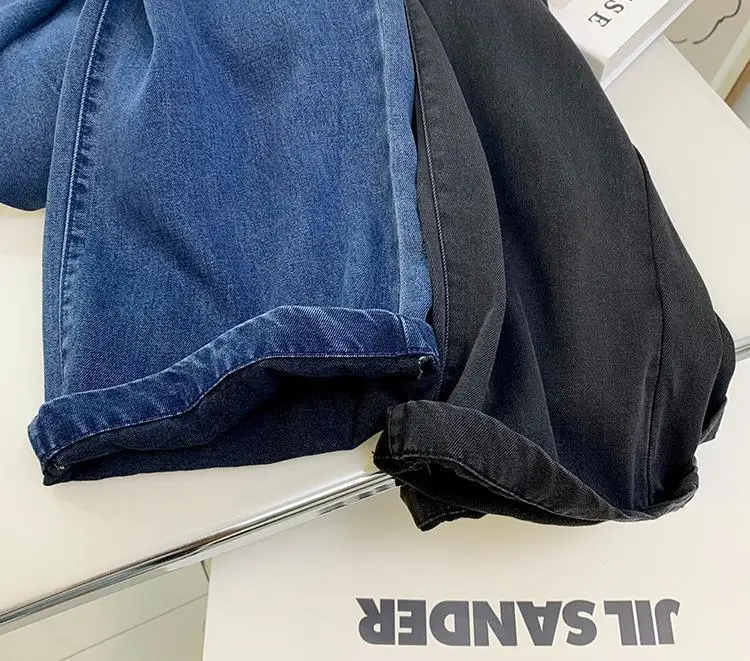 Women Dipped Tencel Jeans Wide Leg Summer 2024 — feature 15