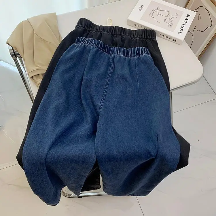 Women Dipped Tencel Jeans Wide Leg Summer 2024 — feature 23