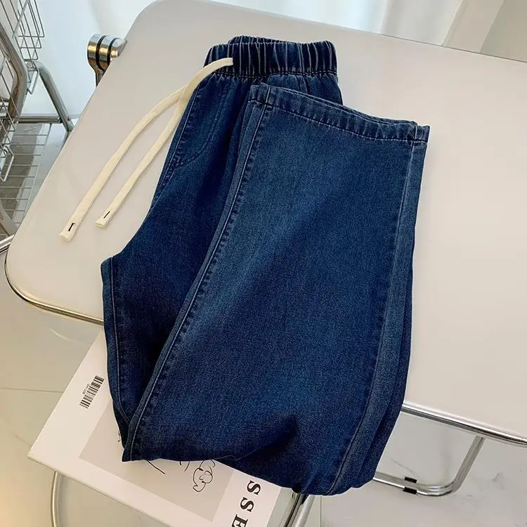 Women Dipped Tencel Jeans Wide Leg Summer 2024 — feature 24