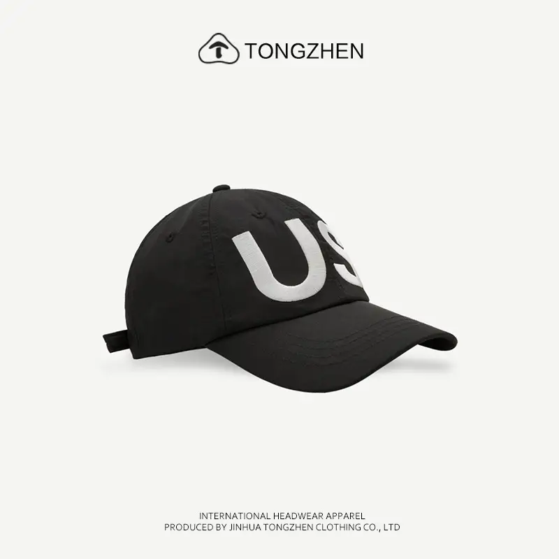 US Letter Baseball Cap Women Men Thin Breathable Sun Hat — feature 6