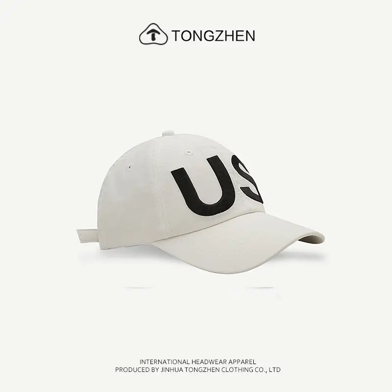 US Letter Baseball Cap Women Men Thin Breathable Sun Hat — feature 7