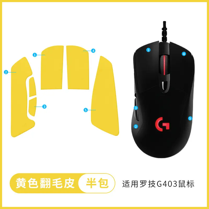 Logitech G403 G703 G603 Anti-Slip Stickers All Colors