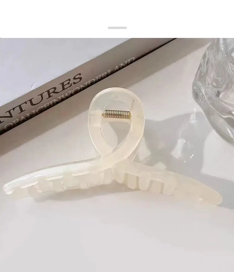 Oversized Korean Acrylic Hair Clip Jelly Color — feature 6