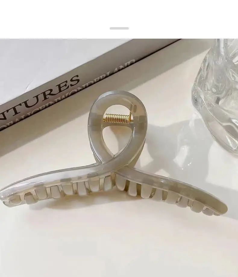 Oversized Korean Acrylic Hair Clip Jelly Color — feature 8