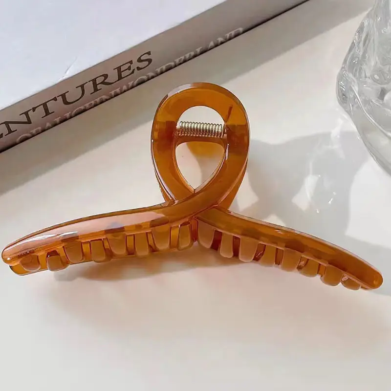 Oversized Korean Acrylic Hair Clip Jelly Color