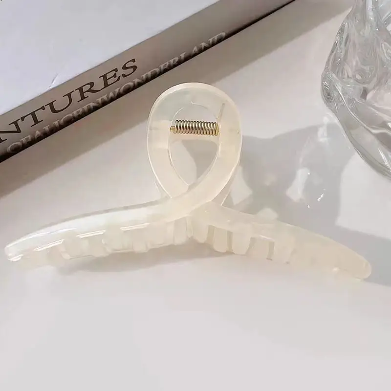 Oversized Korean Acrylic Hair Clip Jelly Color