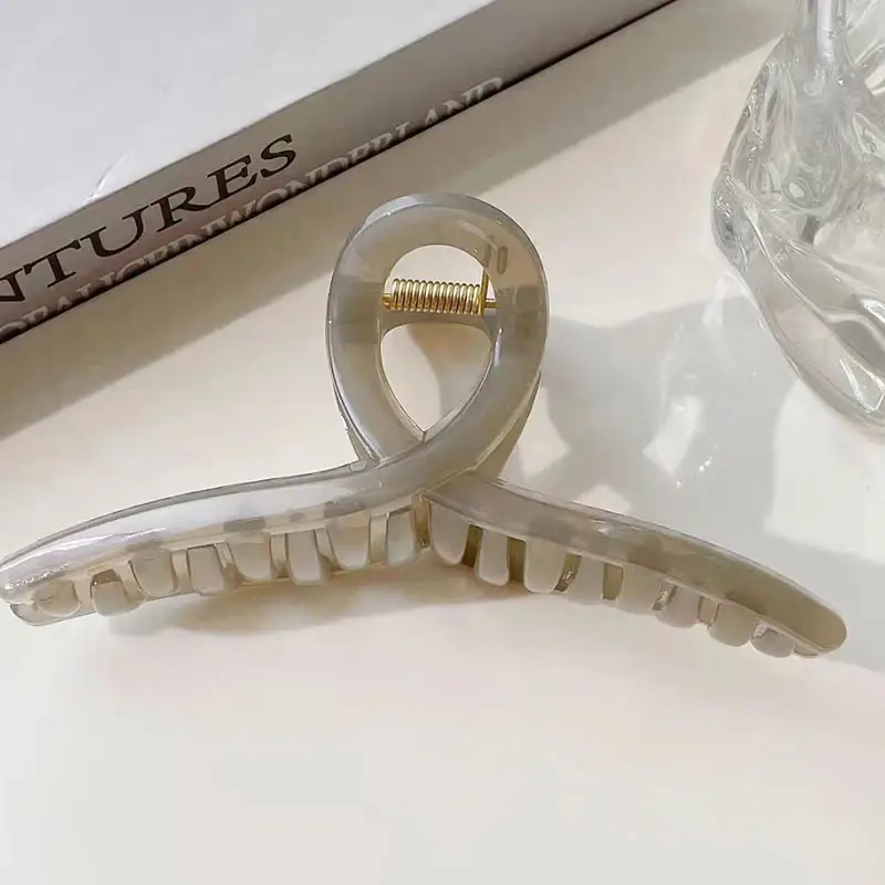 Oversized Korean Acrylic Hair Clip Jelly Color