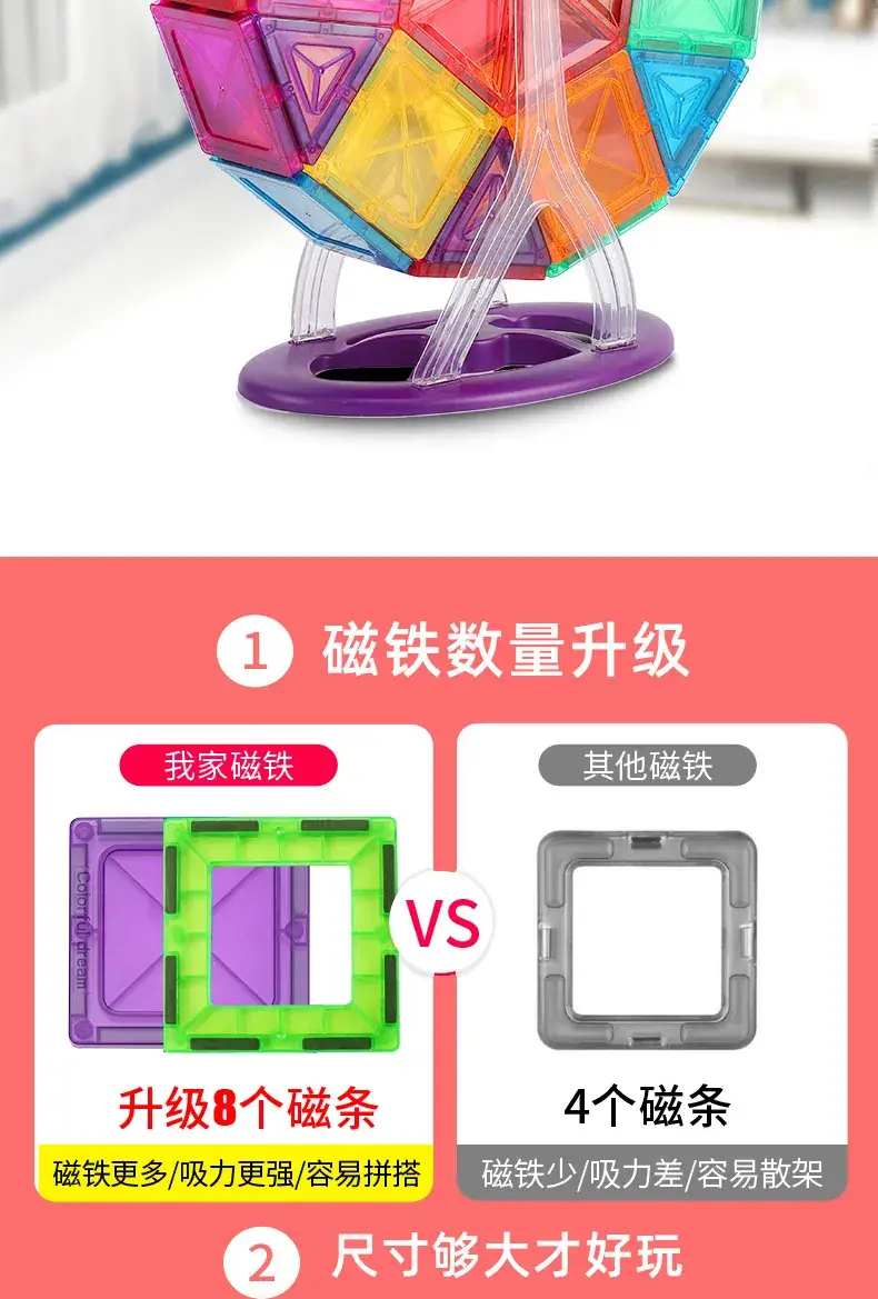 Magnetic Building Blocks for Kids Toy — feature 3
