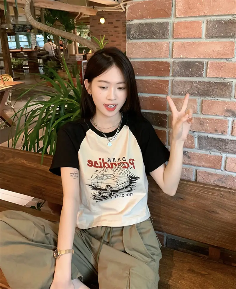 2025 Korean Style Women Slim Fit Printed T-Shirt — feature 11