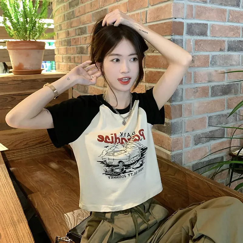2025 Korean Style Women Slim Fit Printed T-Shirt — feature 12