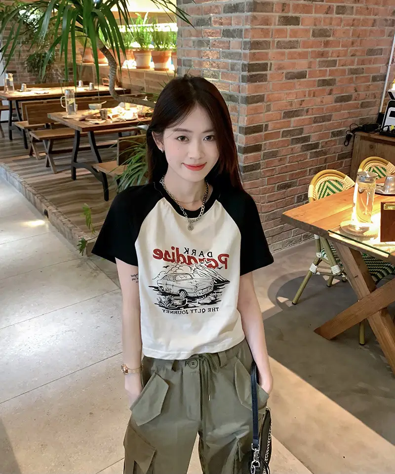 2025 Korean Style Women Slim Fit Printed T-Shirt — feature 13