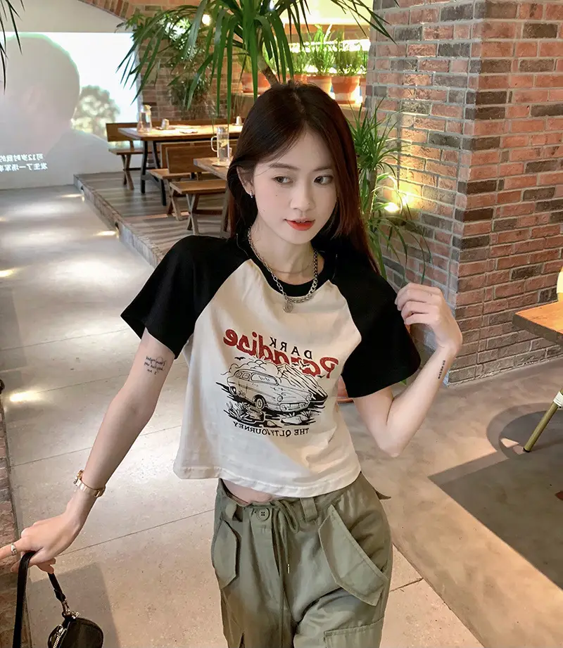 2025 Korean Style Women Slim Fit Printed T-Shirt — feature 15