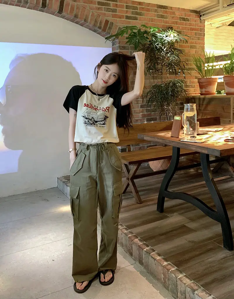 2025 Korean Style Women Slim Fit Printed T-Shirt — feature 4