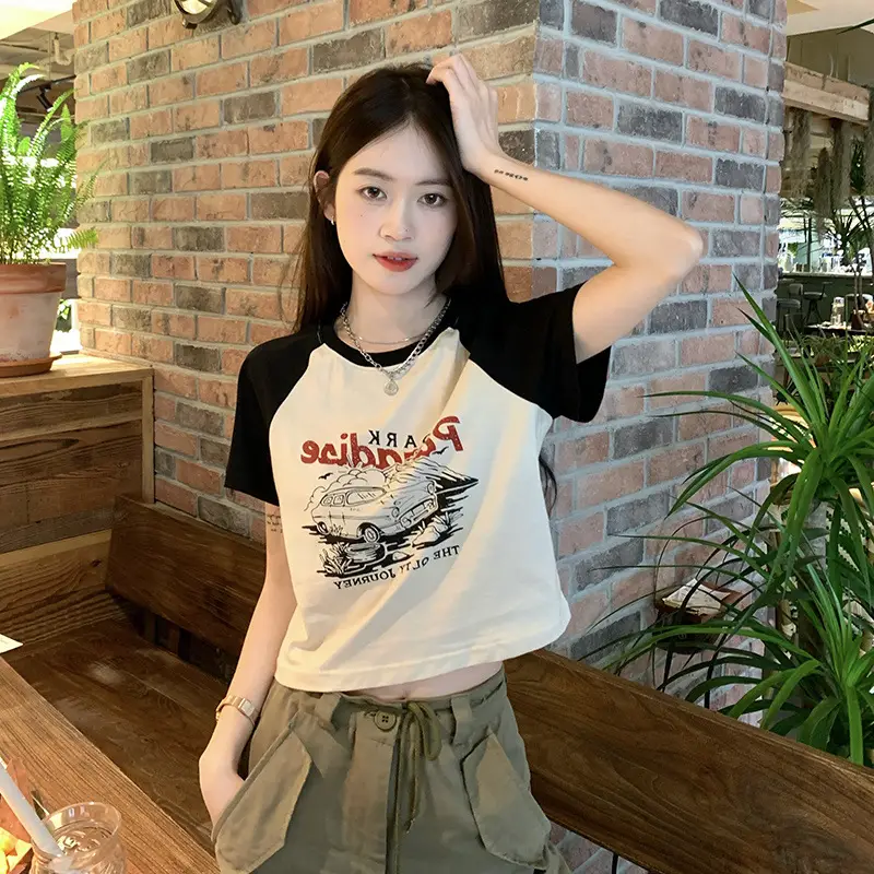 2025 Korean Style Women Slim Fit Printed T-Shirt — feature 6