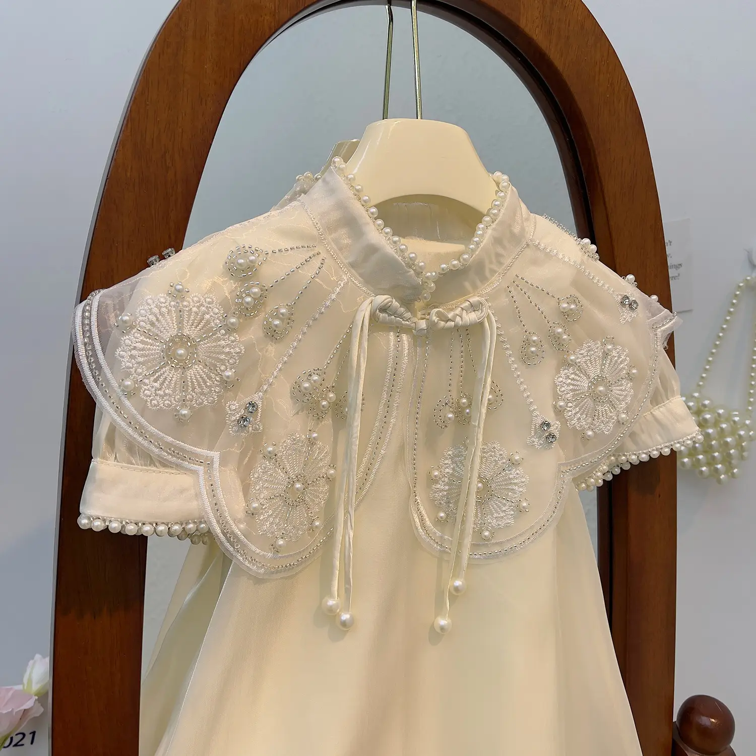 Girls Han Dynasty Summer Tang Suit Cheongsam Dress — feature 5