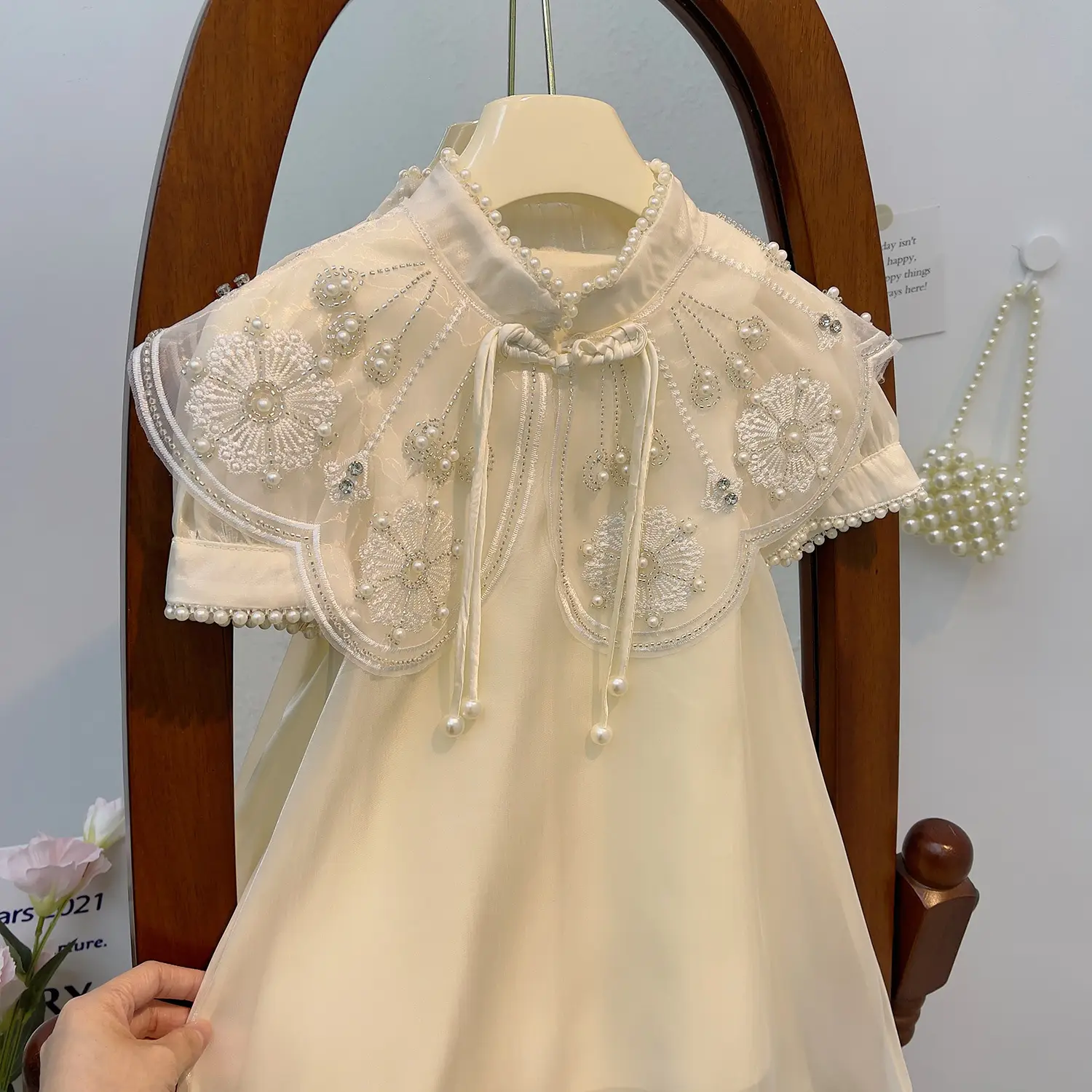 Girls Han Dynasty Summer Tang Suit Cheongsam Dress — feature 6