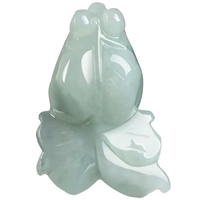 Jadeite Goldfish Pendant for Men Women