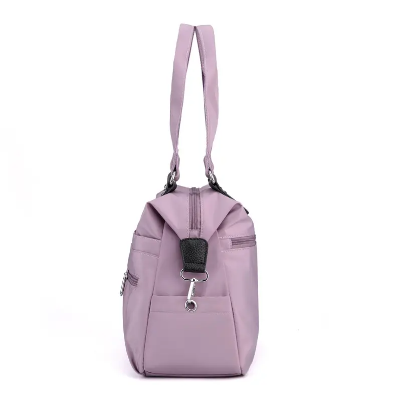 Green Nylon Shoulder Bag for Women Travel - Image 8