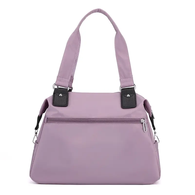 Green Nylon Shoulder Bag for Women Travel - Image 9