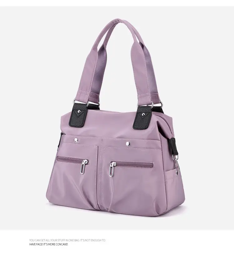 Green Nylon Shoulder Bag for Women Travel — feature 30