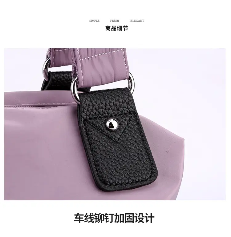 Green Nylon Shoulder Bag for Women Travel — feature 35