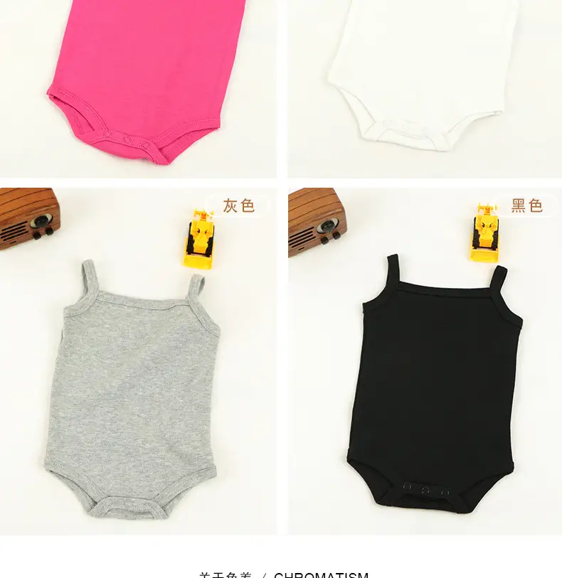 Infants Cotton Summer Sling Rompers Hoodies Set — feature 7