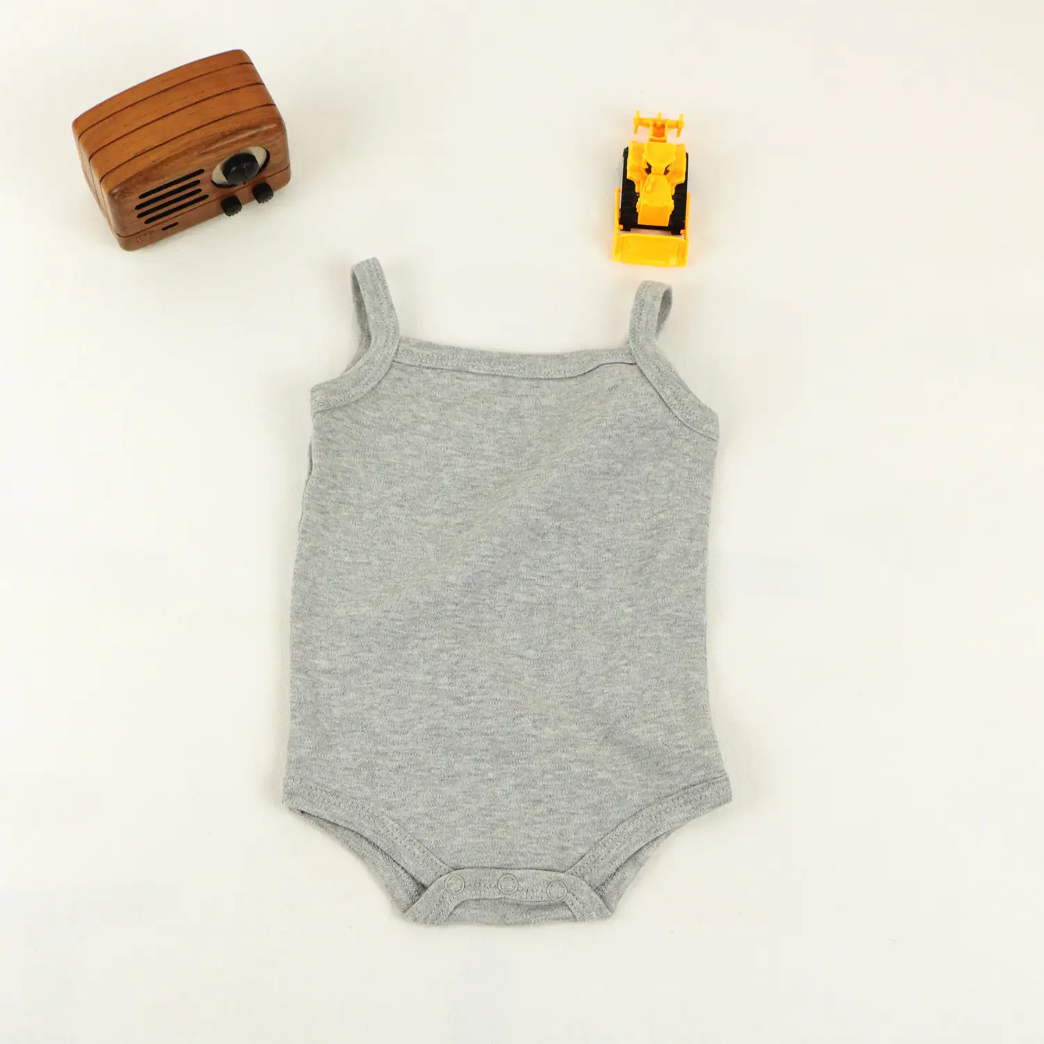 Infants Cotton Summer Sling Rompers Hoodies Set - Image 2