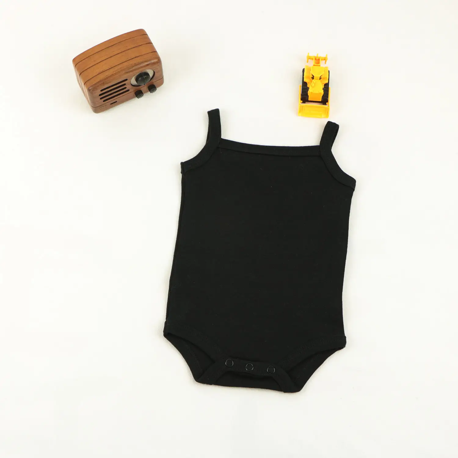 Infants Cotton Summer Sling Rompers Hoodies Set - Image 3