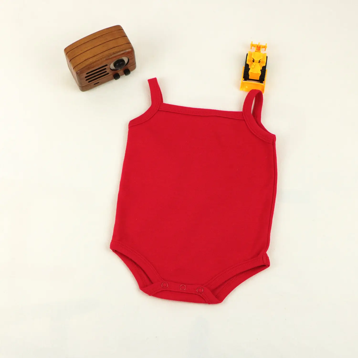 Infants Cotton Summer Sling Rompers Hoodies Set - Image 4