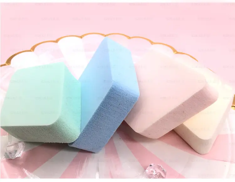 4-Color Diamond Sponge Puff for Dry Wet Use — feature 8