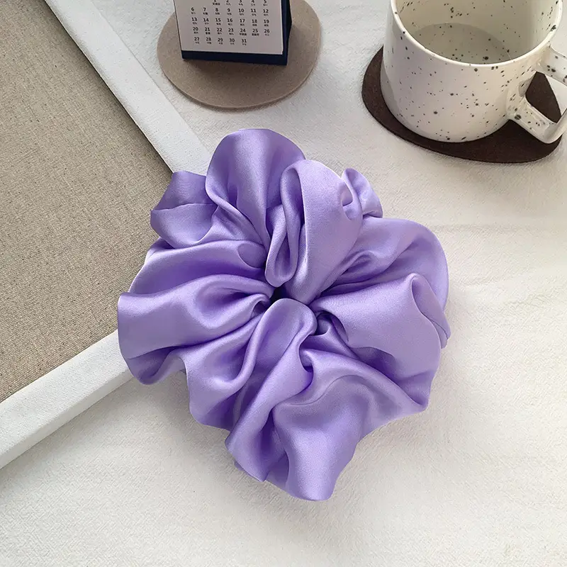 Oversized Satin Hair Bowl Teal Cross Border - Image 10