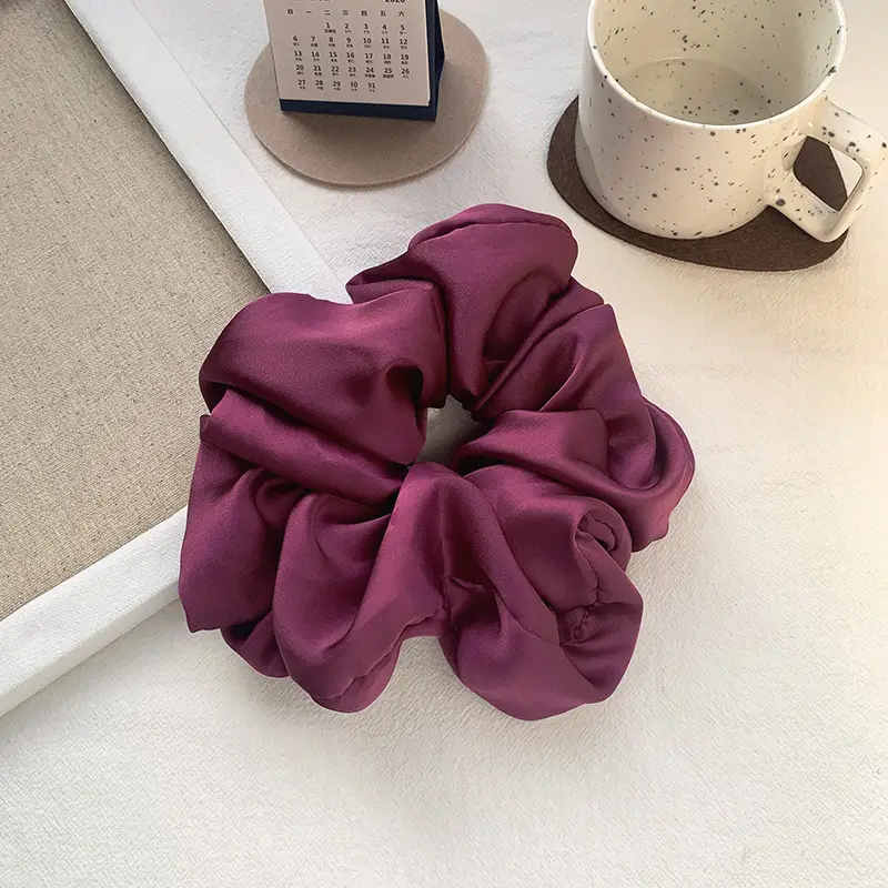 Oversized Satin Hair Bowl Teal Cross Border - Image 9
