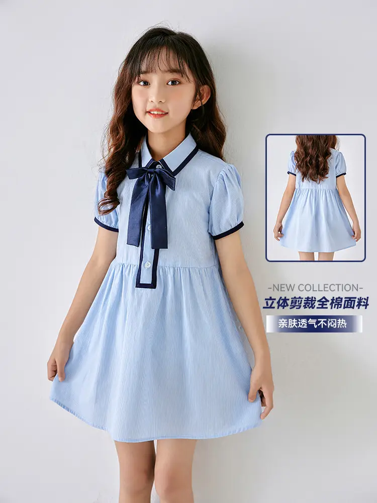 Pure Cotton School Uniform Shorts Set for Boys - Image 6