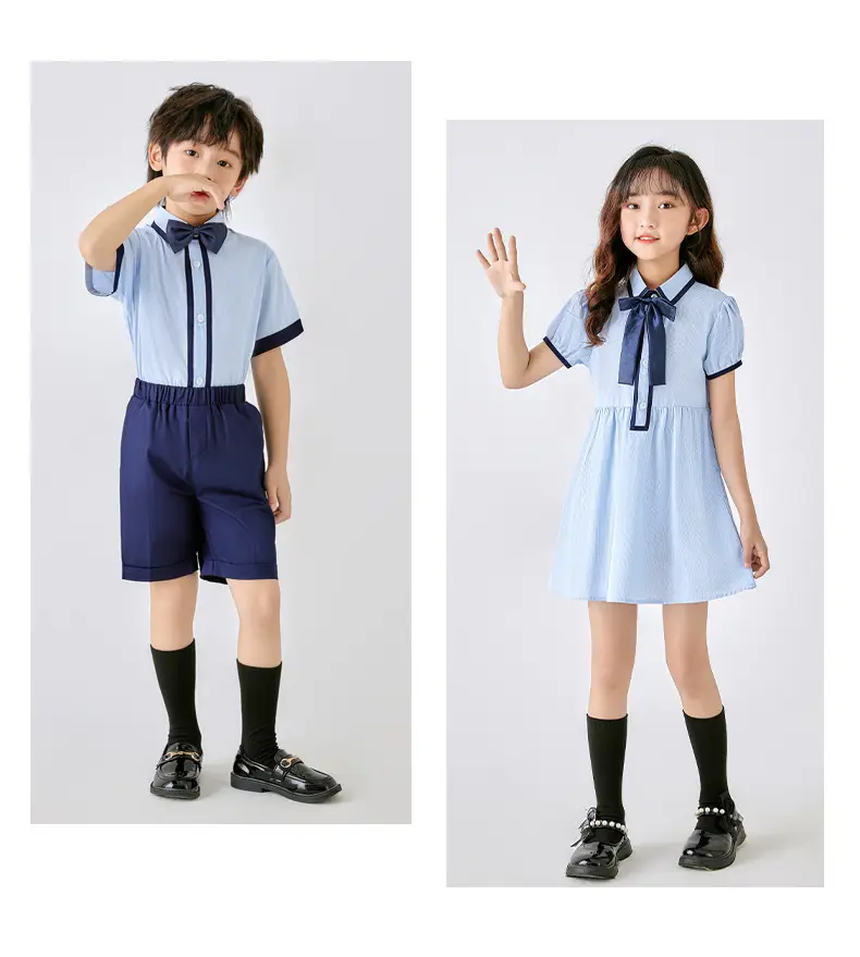 Pure Cotton School Uniform Shorts Set for Boys — feature 17