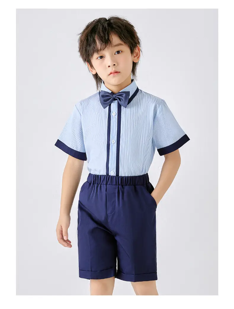 Pure Cotton School Uniform Shorts Set for Boys — feature 21