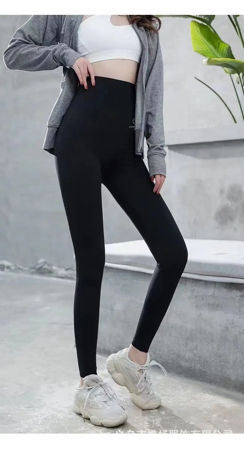 Women Sharkskin Leggings High Waist Seamless Large — feature 10