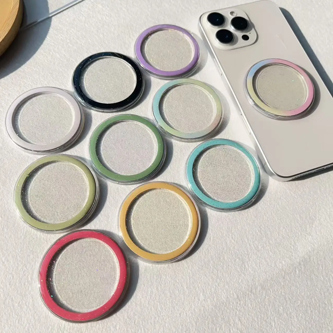 Magnetic Phone Holder with Pink Ring for Magsafe Wireless — feature 3