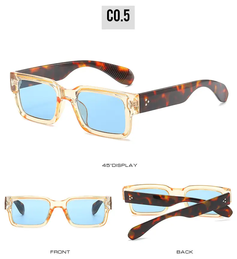 Green Square Sunglasses for Men Women UV400 β feature 11