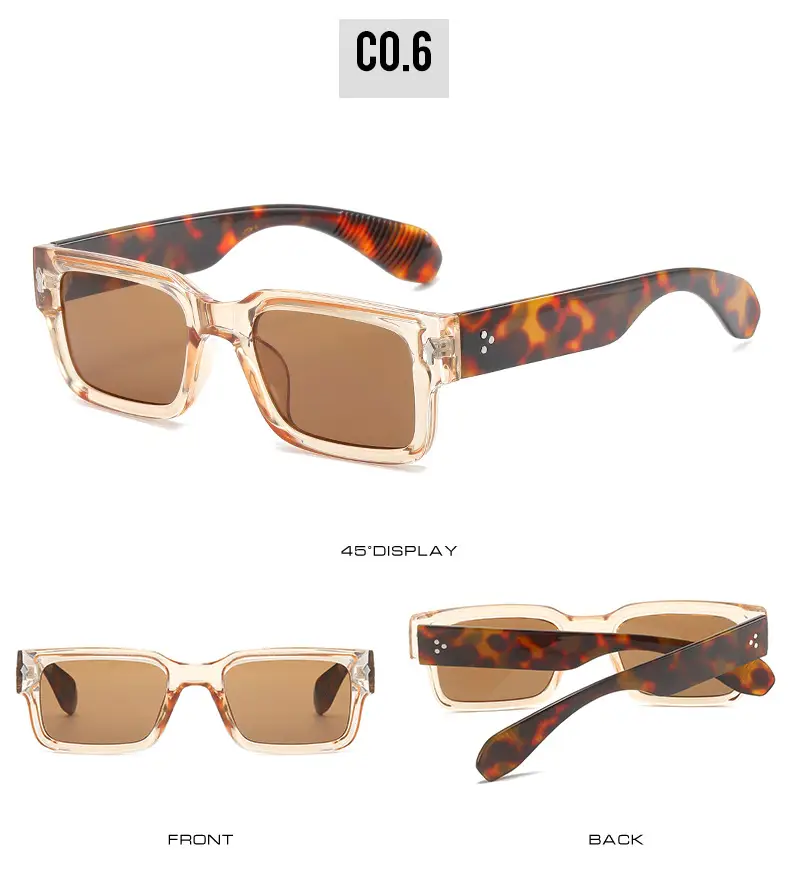 Green Square Sunglasses for Men Women UV400 β feature 12