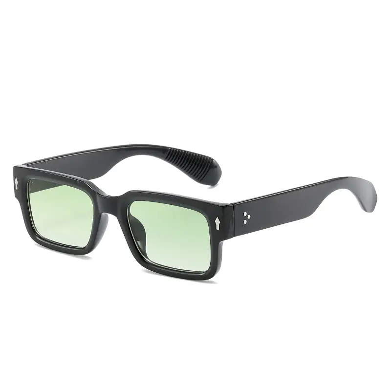 Green Square Sunglasses for Men Women UV400 - Image 2