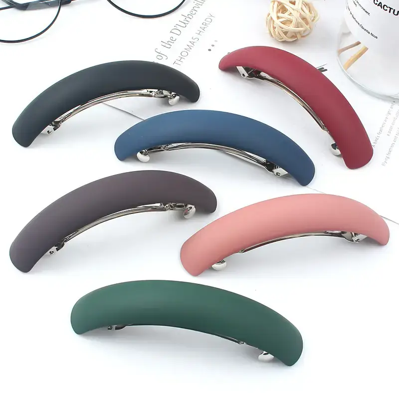 Green & Pink Hair Clips for Women - 100x20x30mm - Image 17