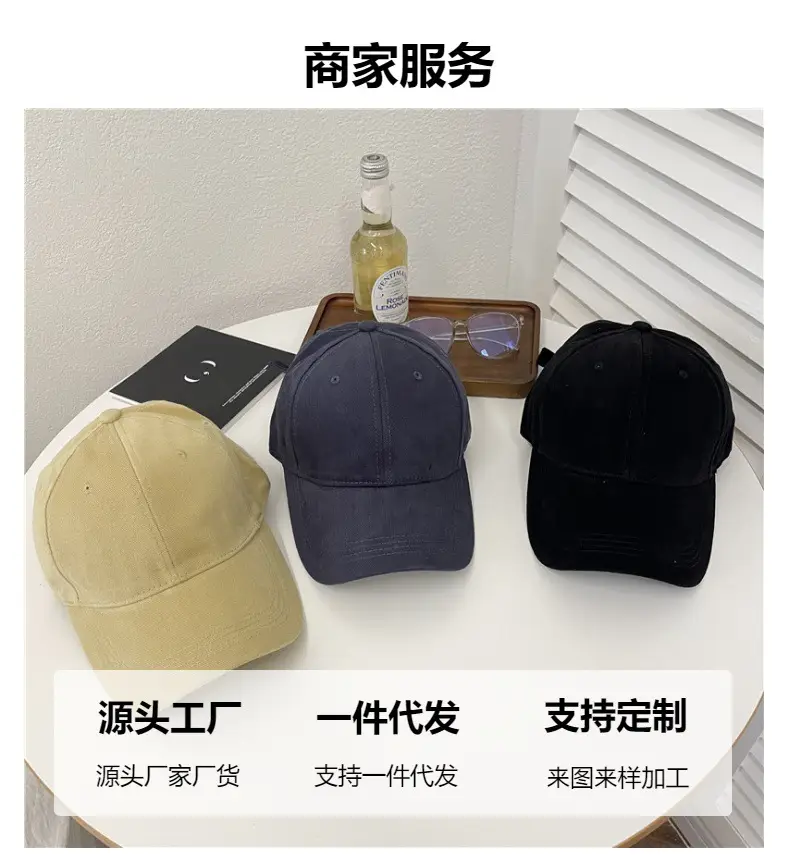 American Style Retro Cap for Men Women Autumn Winter — feature 3