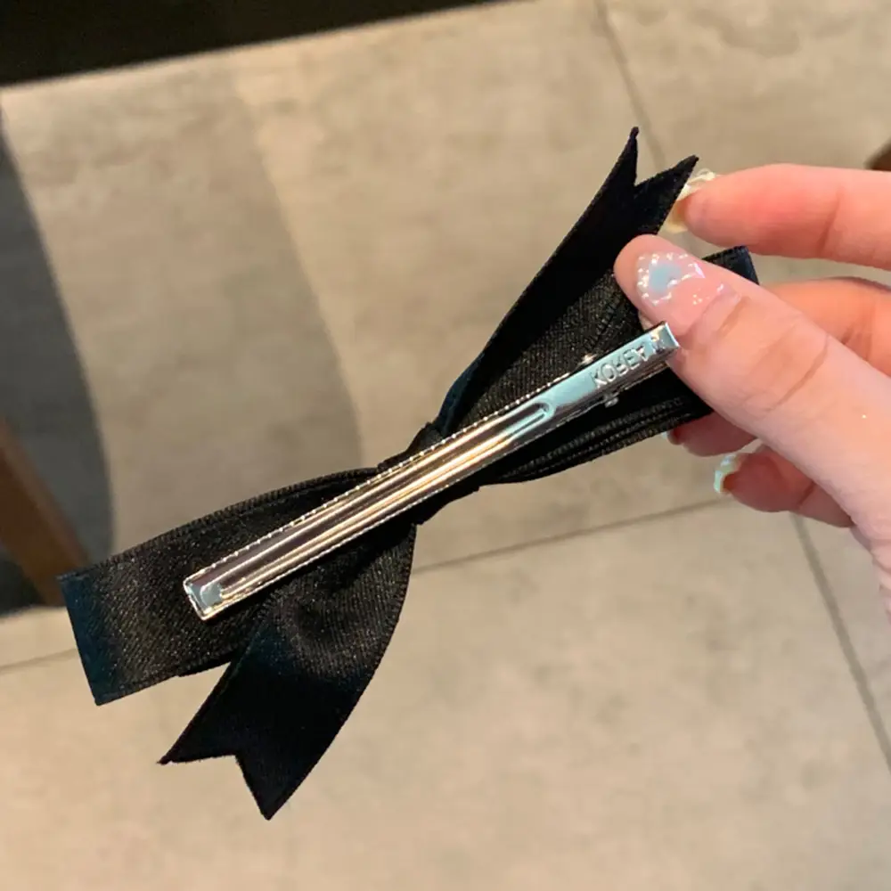 Korean Style Sweet Bow Hairpin Women's Clip Back Head Accessory — feature 10