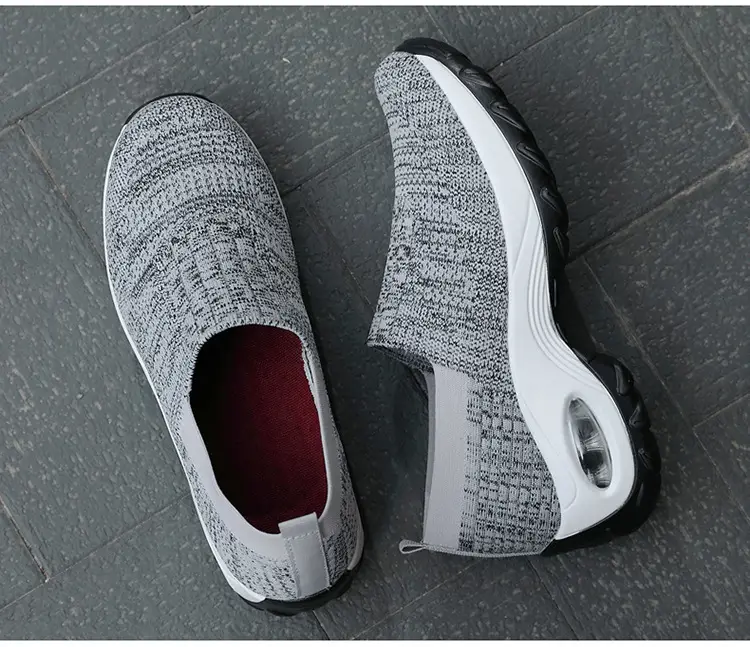 Women's Shoes Summer Soft Sole Breathable Walking Mom Shoes Middle-Aged Mesh Casual Sports Shoes Lazy Slip-On Shoes for Women — feature 43