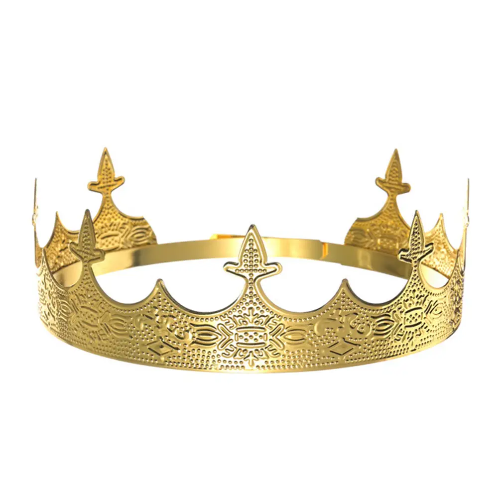 European King Crown Headdress for Men Royal Performance Wear - Image 7