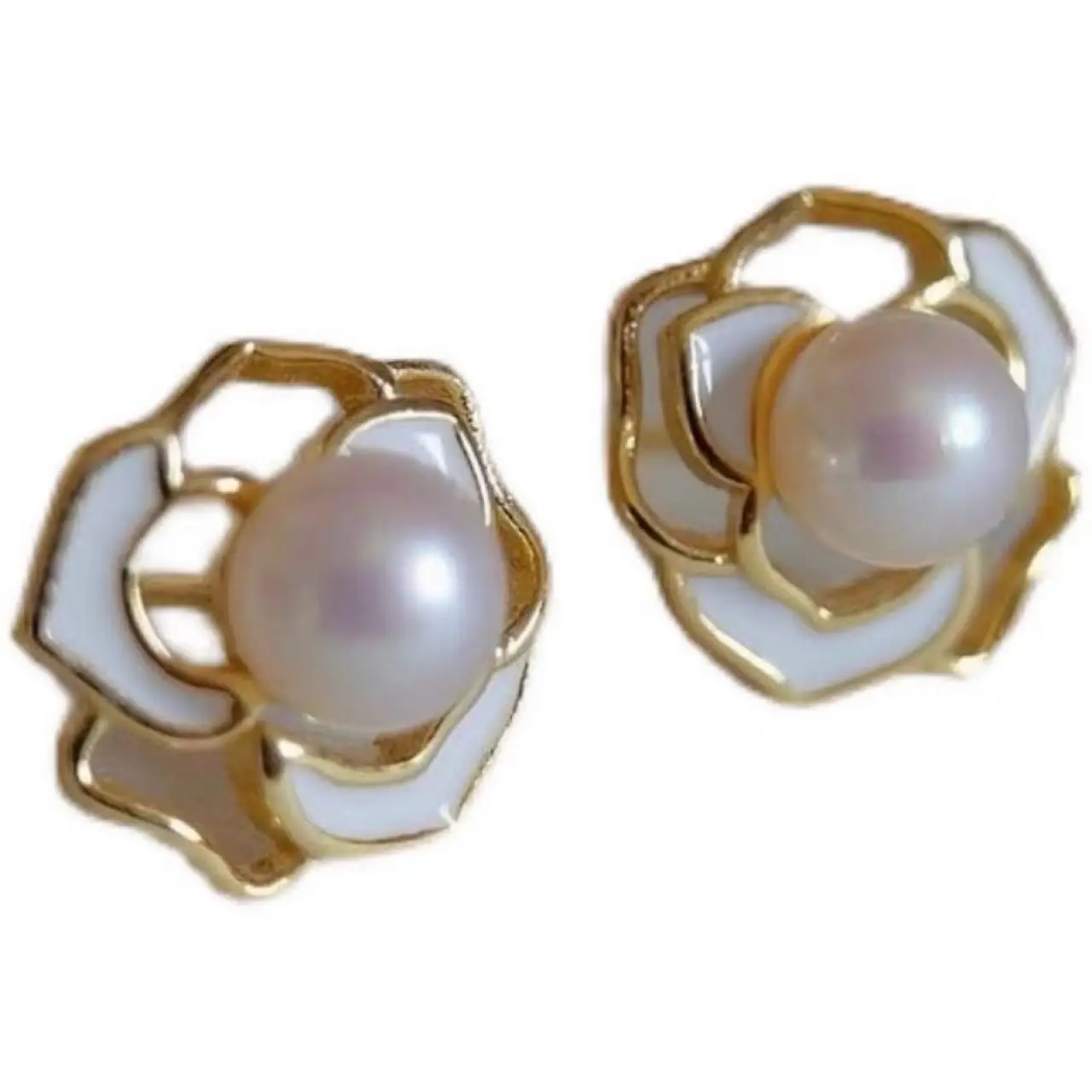 Vintage French Style Pearl Earrings for Women - Image 7